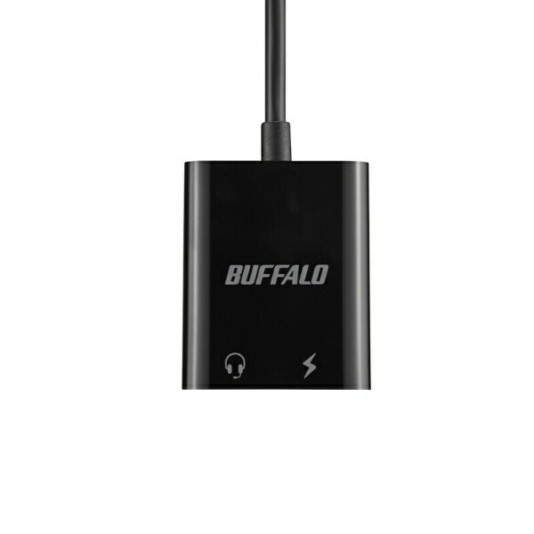 BUFFALO｜バッファロー オーディオ変換プラグ [USB-C オス→メス φ3.5mm /USB-Cメス...