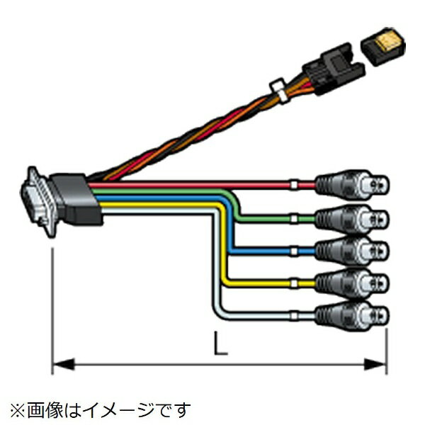 CANARE|カナレ電気 HDR15F-EJ1.5CA 0.13m VGA変換ケーブル(プラグアンドプレイ対応) 高密度Dsub15P(メス) - e-CON(メス)/ BNC(メス)