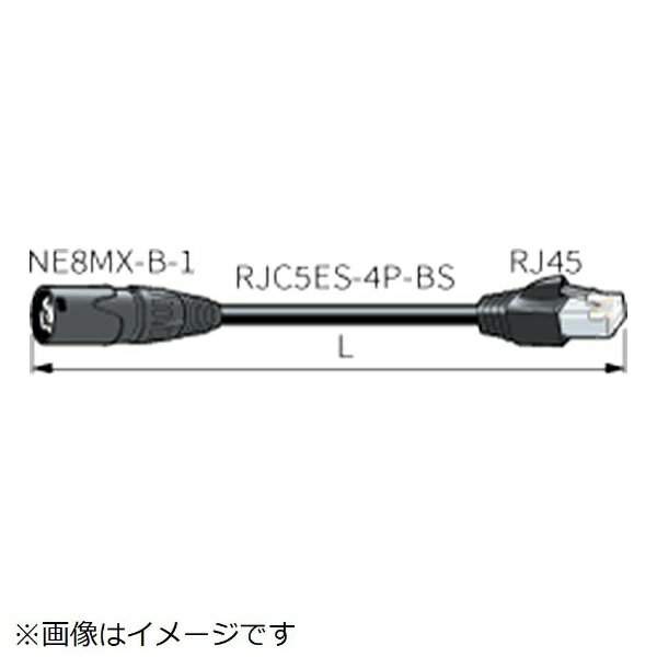 CANARE｜カナレ電気 10m 移動用LANケーブル（カテゴリ5e） イーサコン - RJ45 ブラック ETC10S-BM [カテゴリー5e /スタンダード]