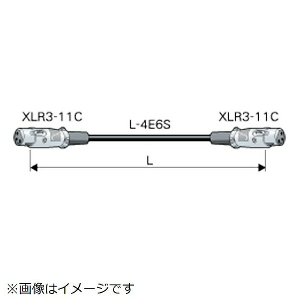 CANARE｜カナレ電気 1m XLRケーブル（ITTキャノン仕様） XLR3(メス) - XLR3(メス) ブラック EC01-X11 [1.0m]