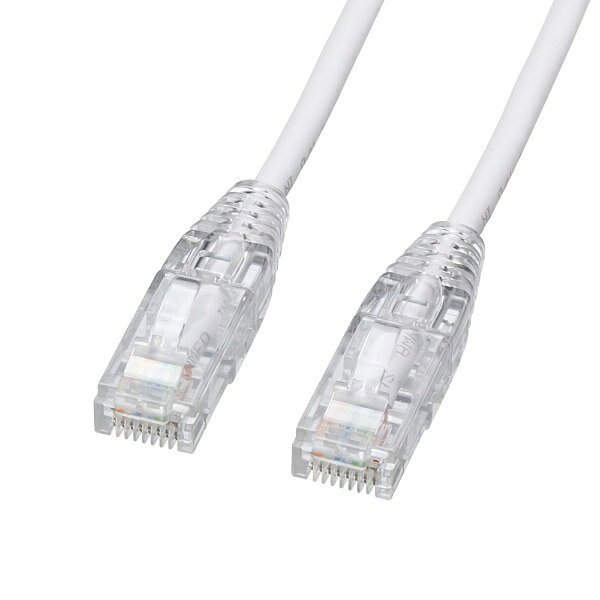 伝送速度1Gbps、伝送帯域250MHzを実現したカテゴリ6LANケーブル。対応温度範囲−40〜85°C、やわらか素材とケーブル径4.1mmのスリム仕様。ツメ折れ防止構造の「への字ラッチ」コネクタ採用。