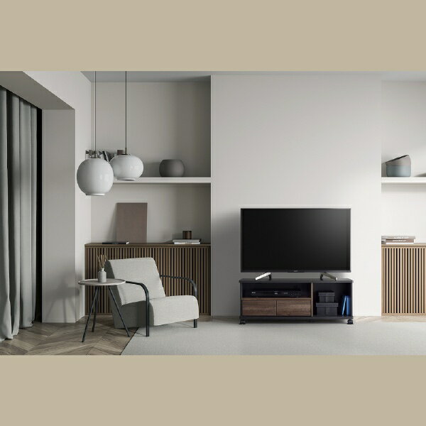 朝日木材｜ASAHI WOOD PROCESSING キャスター付きテレビ台〜43V型　幅97cm AS-EST970
