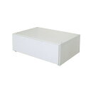 藤山|FUJIYAMA 置型アイテム 引出BOX1段 Fitrack(フィットラック) ホワイト HB1F60L
