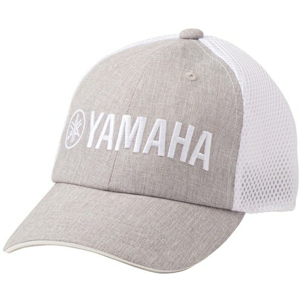 YAMAHA｜ヤマハ メンズ ハーフメッシュキャップ 杢ライトグレー×ホワイト Y22CP2LGRW