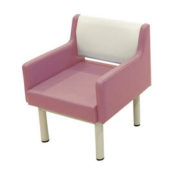 マツヨシ｜Matsuyoshi 連結ロビーチェア 肘掛付 MY-MZN10CM 1人用 コーラルピンク