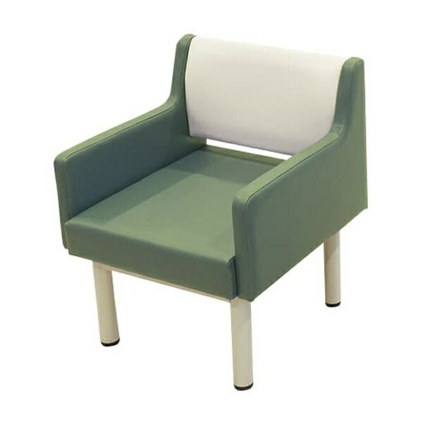 マツヨシ｜Matsuyoshi 連結ロビーチェア 肘掛付 MY-MZN10CM 1人用 カーキグリーン