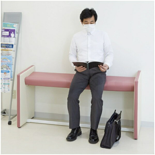 マツヨシ｜Matsuyoshi 待合室用ハイチェア MY-MHH15 W1500MM 25-3296-02 モカブラウン