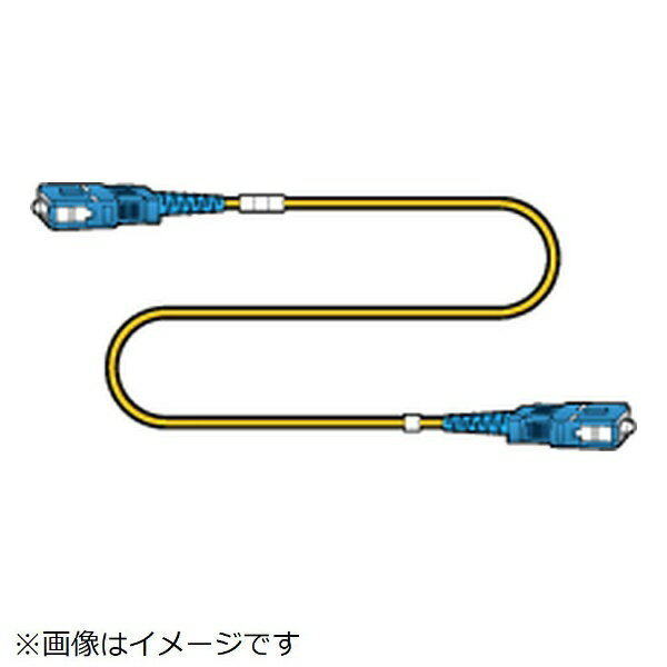 CANARE｜カナレ電気 0.5m 光接続コード（シングルモード） SC - SC 黄 FS3C005A-S
