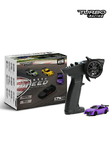 ハイテックマルチプレックスジャパン｜Hitec Multiplex Japan 1/76 C72 Purple On-road Car ハイテック ターボレーシング C72