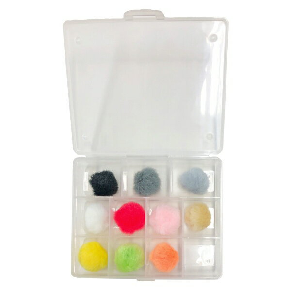 NEP｜エヌ・イー・ピー ラベリアマイク用ウィンドジャマー スモールサイズ 10色セット(ケース付属) WJ-LM-S-10SETCASE