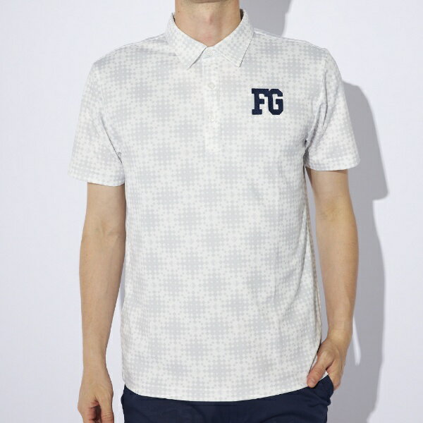 フィラゴルフ｜FILA GOLF メンズ 半袖ポロシャツ メンズ 吸汗速乾 UVカット ホワイト 784611Y [メンズ /身丈：75 肩幅：49.5 袖丈：24 袖幅：23.5 身幅：60 裾幅：58]【返品交換不可】