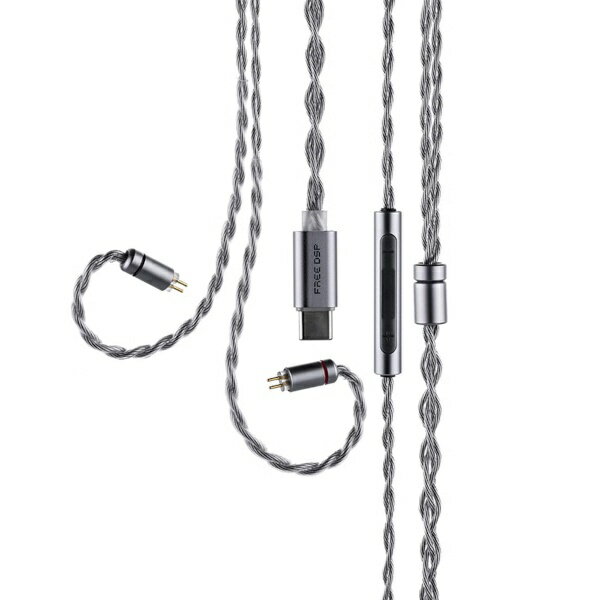 ■パワフルなフルバランス出力高精度の部品、4層浸漬金回路を採用、オーディオマニアのために設計されました。最大120dBのダイナミックレンジと0.0008%の低い全高調波歪、パワフルなフルバランス出力でイヤホンを駆動します。■高品質ケーブル搭載、リモコンマイクケーブルと出力ケーブルの分離各信号は75芯の高純度無酸素銅銀メッキワイヤーLitz構造ケーブルが使用され、高品質に信号伝送を行います。さらに、リモコンマイクケーブルと出力信号ケーブルを独立させているので、音質を妨げることもありません。■便利な3ボタン式リモコン付き高品質収音マイク独立したリモコンマイクモジュールは、3つのコントロールボタンを備えており、ボタンを押すだけで簡単に音量調整や、音楽の再生・一時停止、通話応答が可能です。高品質マイクを採用することで、クリアな音声で通話することができます。■USB Type-C有線接続『Free DSP』は、USB Type-Cによってスマホ・タブレット・コンピュータに接続し、ドライブフリーで使用することができます。音質は独自のオンライン・インタラクティブDSP機能を搭載し、通常のUSB Type-C端子のイヤホンをはるかに上回ります。■仕様ケーブル素材　無酸素銅・銀メッキワイヤーLitz 構造シース　耐汗高透明PVCプラグ　USB Type-Cコネクタ 0.78mm 2Pin