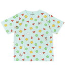 ファインプラス|FINE PLUS クレヨンしんちゃん パジャマ総柄 Tシャツ LLサイズ サックス 22863170