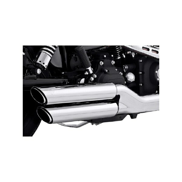 バンスアンドハインズ｜VANCE&HINES TwinSlash ツインスラッシュ スリップオン クローム マフラー DYNA 08-16 1801-0406