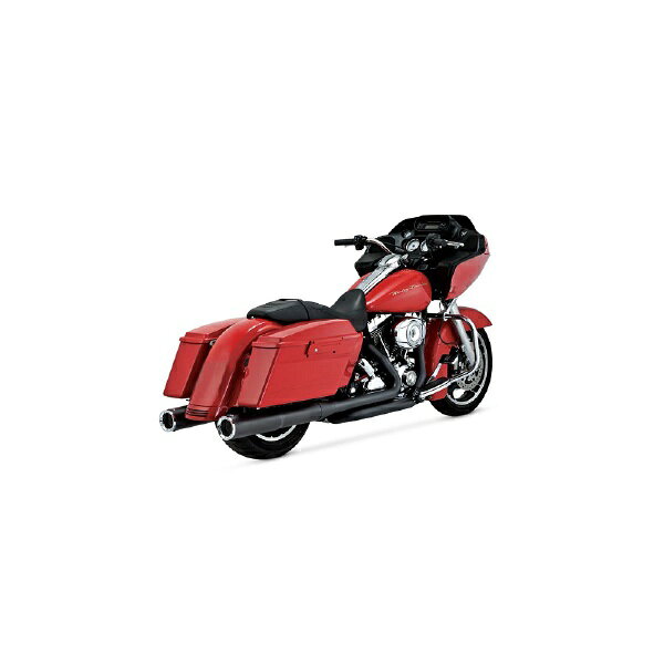 バンスアンドハインズ｜VANCE&HINES Hi-Output ハイアウトプット スリップオン ブラック マフラー TOURING 95-16 1801-0607