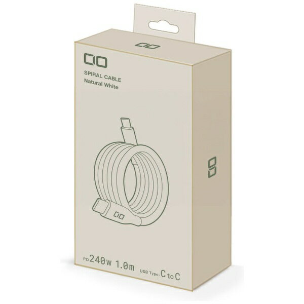 CIO�å����������� ���ѥ���륱���֥� Type-C to C Mate���顼 1m �ʥ�����ۥ磻�� CIO-NLSC30000-CC1-NWH