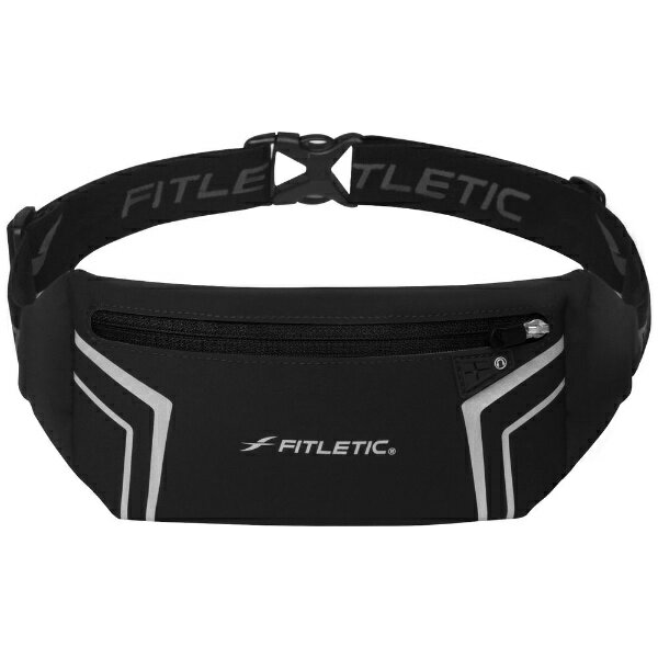 FITLETIC|フィットレティック ランニング ウエストポーチ Blitz ブリッツ ブラック WR01J
