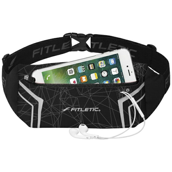 楽天ビック(ビックカメラ×楽天)のFITLETIC｜フィットレティック ランニング ウエストポーチ Blitz ブリッツ シルバー WR01J｜アングル2