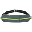 FITLETIC|フィットレティック ランニング ウエストポーチ Bolt ボルト グレイ×グリーン MSB02J