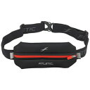 FITLETIC|フィットレティック ランニング ウエストポーチ Neo I ネオ 1 ブラック×レッド N01J