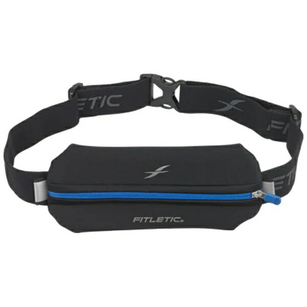 FITLETIC|フィットレティック ランニング ウエストポーチ Neo I ネオ 1 ブラック×ブルー N01J