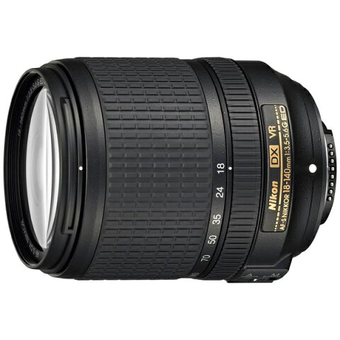 ニコン　Nikon カメラレンズ AF-S DX NIKKOR 18-140mm f/3.5-5.6G ED VR APS-C用 NIKKOR（ニッコール） ブラック [ニコンF /ズームレンズ][AFSDXVR18140G]