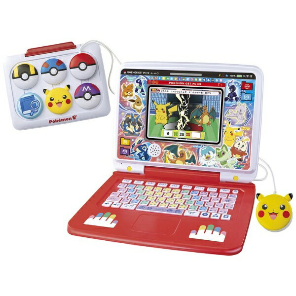 【エントリー最大5倍｜対象ユーザー限定 9/25迄】 タカラトミー｜TAKARA TOMY ポケットモンスター ポケモンピカッとアカデミー ポケモンゲットパソコンEX（エクストリーム）のサムネイル