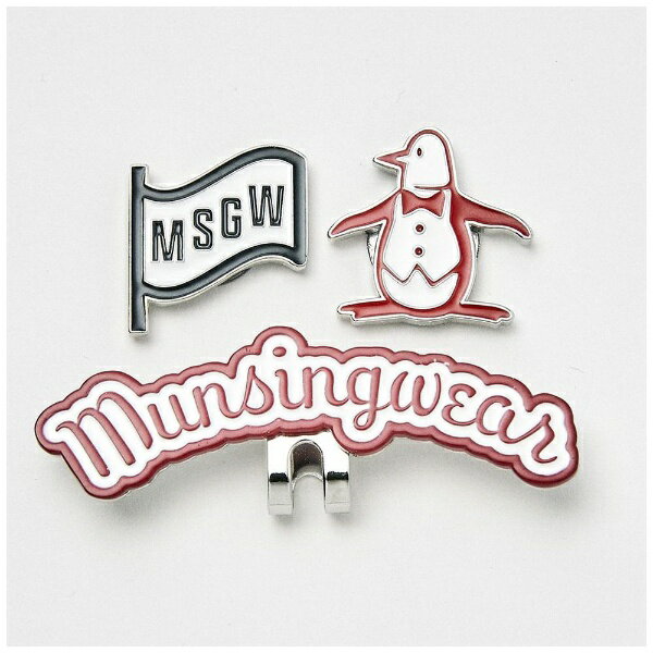 マンシングウェア｜Munsingwear ゴルフマーカー マーカー レッド MG4FAZ60M