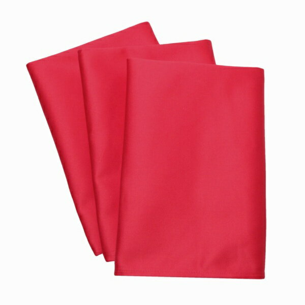 若林洋食器店｜wakabayashi トーション テーブルナプキン レッド 50×50cm 3枚入 綿100% TO-RD