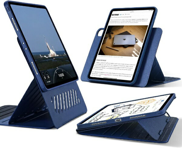 イーエスアール｜ESR 13インチiPad Pro（M5/M4）用 マグネットケース ESR Shift Magnetic iPad Pro 13 M4 ブルー