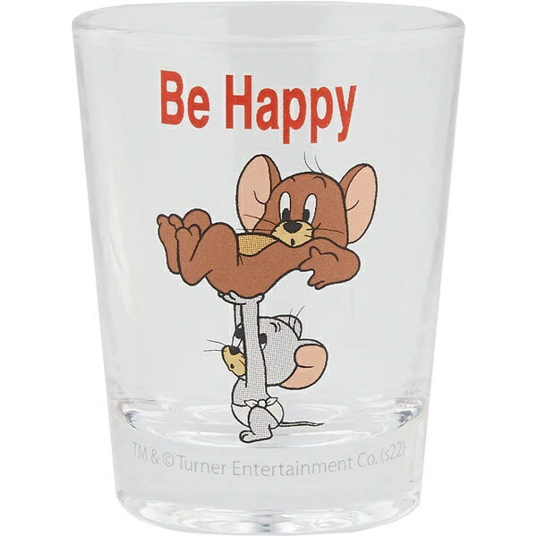 サンアート｜SUN ART トムとジェリー ミニグラス Be Happy/ ジェリー＆タフ