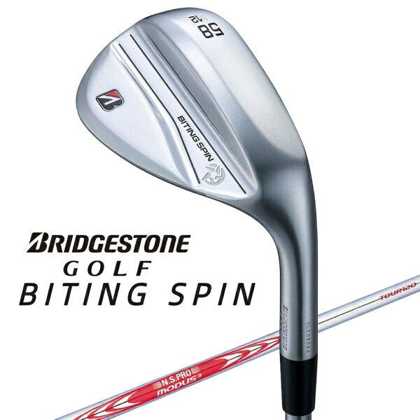 ブリヂストン｜BRIDGESTONE ウェッジ SPIN WEDGE シルバー BSPM1ISL00 [60° /10° /Mグラインド /N.S.PRO MODUS3 TOUR120 /S /右利き用]