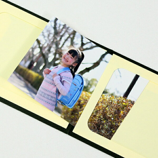 ���Ĳ��̿����� �̿���� Photograph L��������89��127mm�� 2�̥襳 �֥�å� PHGH-LS2Y-BK