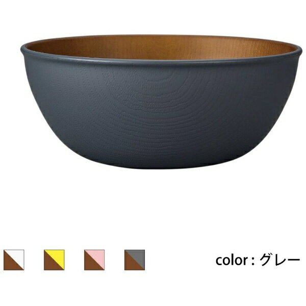 正和｜SHOWA Showa 食器 isso ecco 木目サラダボウル CC グレー