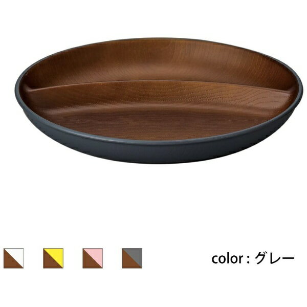 正和｜SHOWA Showa 食器 isso ecco 木目ワンプレート CC グレー