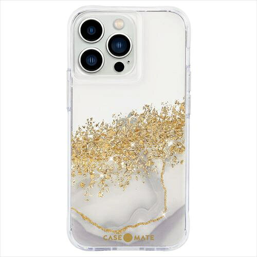 CASEMATE｜ケースメート iPhone 13 Pro用 KaratMarblew Antimicrobial ケース クリア CM046688/Antimicrobial