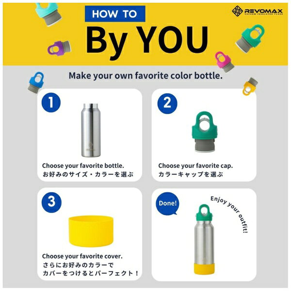 REVOMAX｜レボマックス 炭酸対応真空断熱ボトル REVOMAX WITHOUT CAP 20oz［592ml/...
