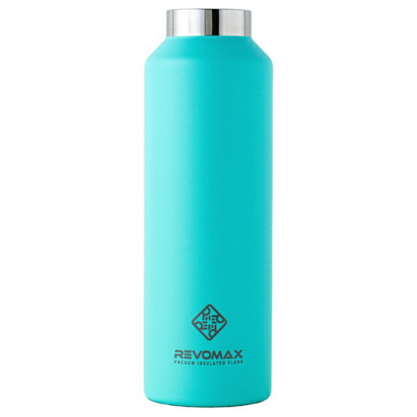 REVOMAX｜レボマックス 炭酸対応真空断熱ボトル REVOMAX WITHOUT CAP 20oz［592ml/ワンタッチ］【水筒本体のみ・キャップ別売】 REVOMAX ターコイズブルー DWF-20242B-JP-CL [炭酸対応]