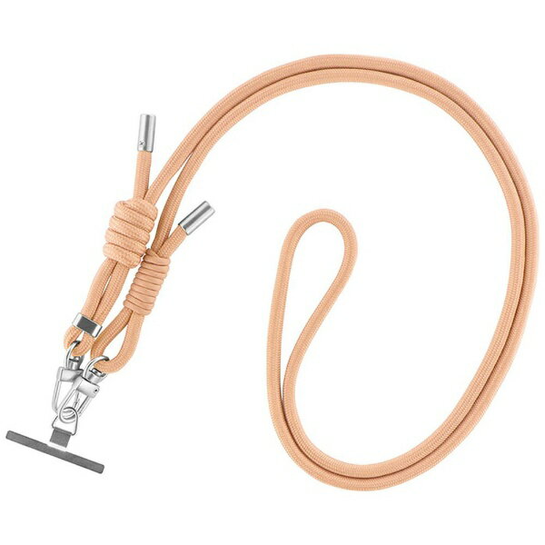 MSソリューションズ｜MS Solutions スマートフォン(汎用) ショルダーストラップ「SHOULTY MULTI STRAP」Wフックベーシックタイプ サーモンピンク LN-SS18PK