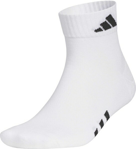 アディダス｜adidas メンズ アンクル丈 ロゴクッションソックス ホワイト IEV99 [メンズ /Mサイズ：25〜27cm]【返品交換不可】