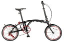 【エントリー2倍|対象ユーザー限定 9/21迄】 オオトモ|OTOMO 折りたたみ自転車 180Degree CARRI-CLE キャリクル マットブラック 6...