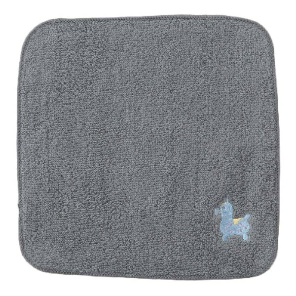 ウェーブ RODY_パイルシシュウハンカチ_グレー L-230207