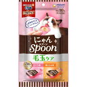 ユニチャーム|unicharm 銀のスプーン 三ツ星グルメ おやつ にゃんSpoon 毛玉ケア 2種のアソート まぐろ&鶏ささみ味 100g