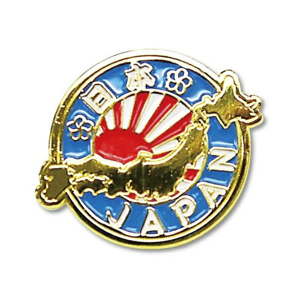 ノーブルクリエーション｜NOBLE CREATION ピンバッジ　日本地図(ブルー)