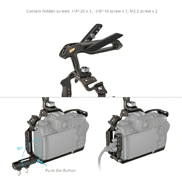 SmallRig｜スモールリグ SmallRig4522 [Nikon Z 6III 用 「ナイトイーグル」ケージ...