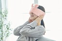LADONNA|ラドンナ レンジですぐにホッカホカジェル湯たんぽ hocca うさぎ アイマスク RX44-JY-SPK
