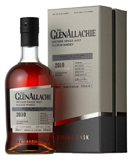 ウイスキー グレンアラヒー2010 チンカピンバレル 700ml【ウイスキー】 【代金引換配送不可】