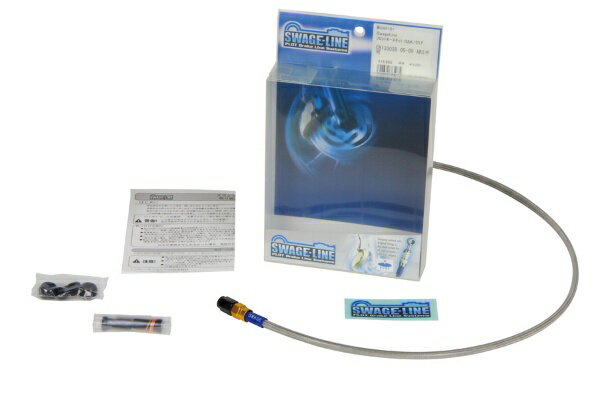 スウェッジライン｜SWAGE-LINE フロントホースキット G＆K/クリア WOLF125/200　92-95 GAF440