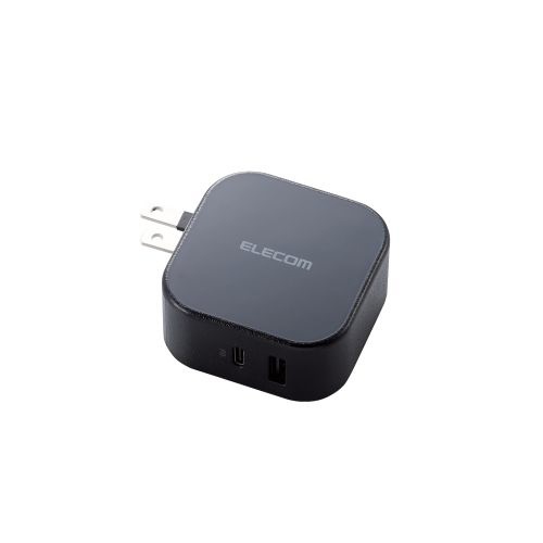 ELECOM｜エレコム USB Type-C コンセント 充電器 PD 20W 合計出力32W 急速充電 USB-C ×1 USB-A ×1 折りたたみプラグ 【 iPhone iPad Android Xperia Galaxy AQUOS Pixel スマホ タブレット 等対応 】 PSE認証品 ブラック MPA-ACCP20XBK