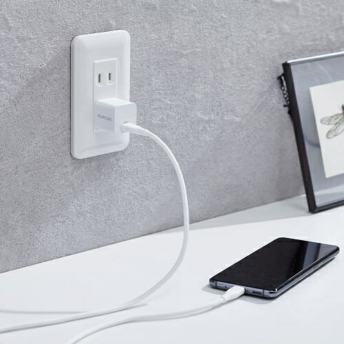 ELECOM｜エレコム USB Type-C コンセント 充電器 PD 20W 急速充電 USB-C ×1 超小型...